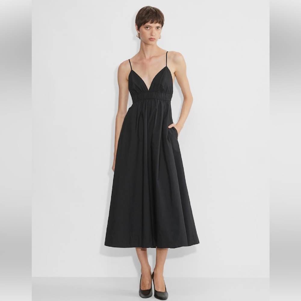 Aritzia Babaton Encourage Poplin Maxi Dress
